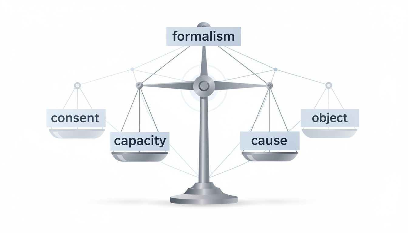 découvrez les conditions essentielles pour qu’un contrat soit valide, expliquées de manière claire et accessible pour tous.