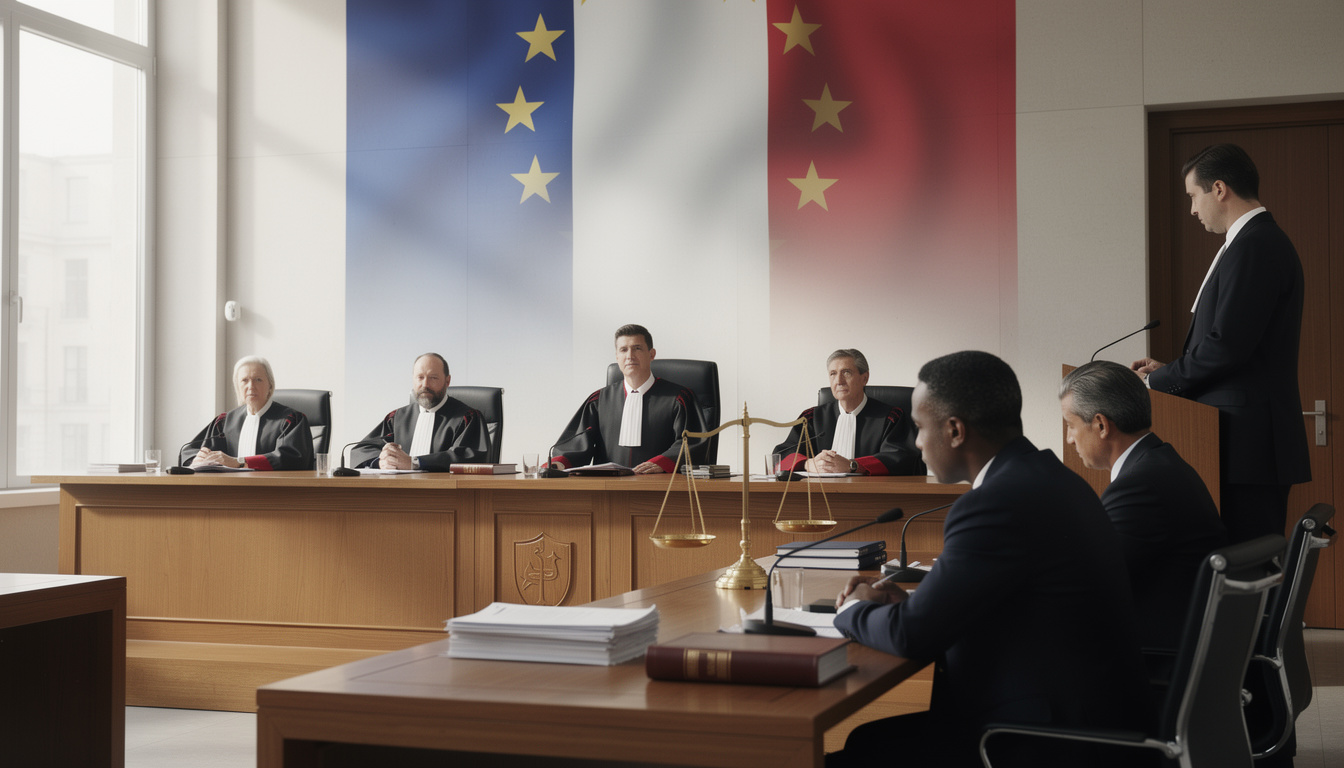 analyse de l'impact du droit européen sur le fonctionnement et les décisions de la justice française, explorant les interactions entre les normes européennes et le système judiciaire national.